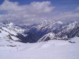 Ledovec Stubai, Rakousko