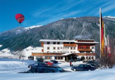 Rakouský hotel Neustifterhof v zimě