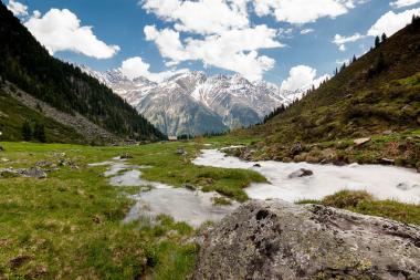 Rakouský Stubai v létě