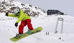 Stubai se snowboardistou